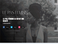 Tablet Screenshot of lepasfeminin.com